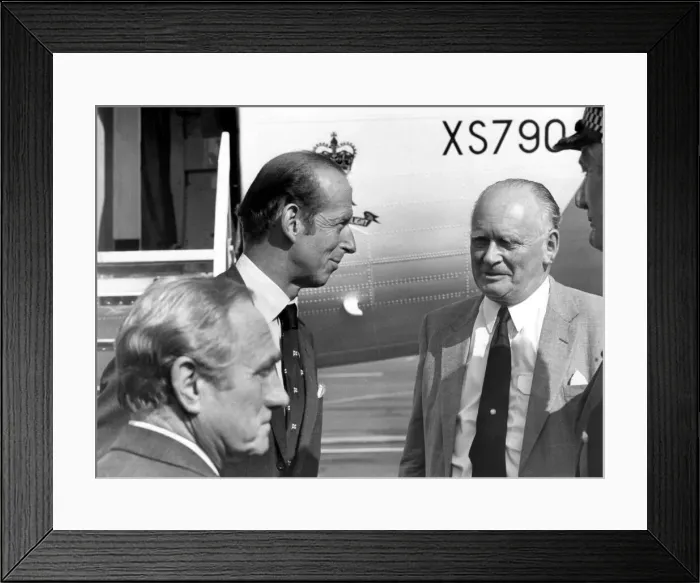 Framed Print : Prince Edward of Kent - The Duke and Duchess of Kent North East Royal Visits