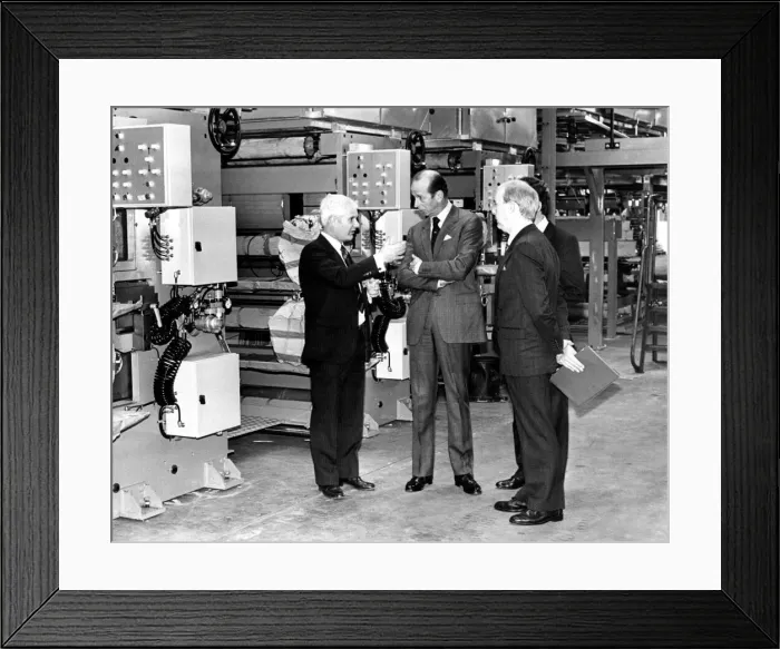 Framed Print : Prince Edward of Kent - The Duke and Duchess of Kent North East Royal Visits Framed Print : Prince Edward of Kent - The Duke and Duchess of Kent North East Royal Visits