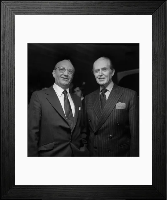 Framed Print : Evening All': Jack Warner, famous as the TV policeman, Dixon Of Dock Green Framed Print : Evening All': Jack Warner, famous as the TV policeman, Dixon Of Dock Green
