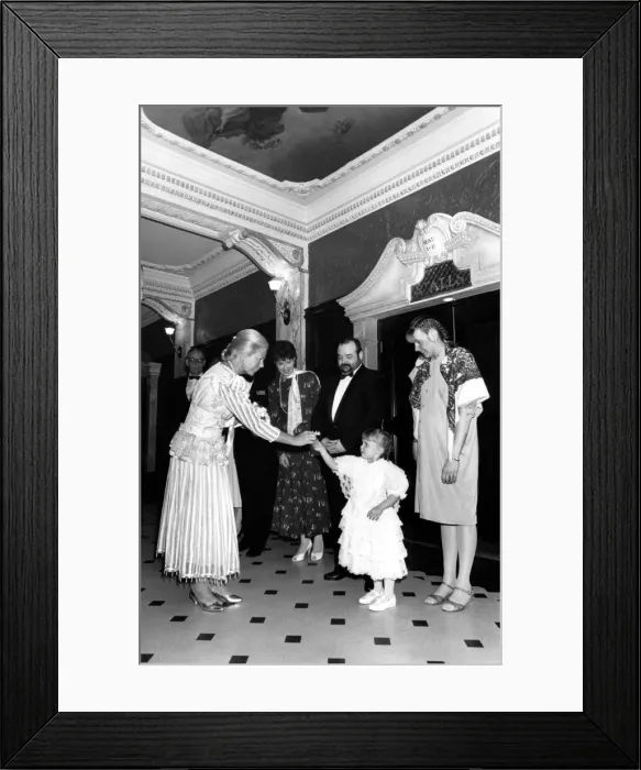 Framed Print : Prince Edward of Kent - The Duke and Duchess of Kent North East Royal Visits
