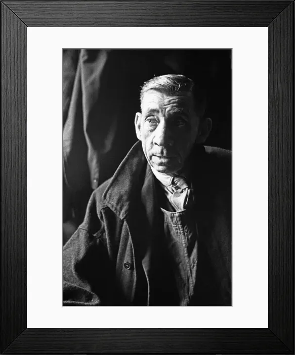 Framed Print : Edward Farmer who leads a team of sewage maintenance men. April 1st 1947 Framed Print : Edward Farmer who leads a team of sewage maintenance men. April 1st 1947