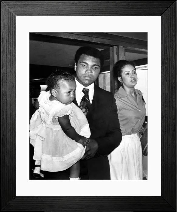 Framed Print : Muhammad Alis visit to the North East of England in July, 1977 Framed Print : Muhammad Alis visit to the North East of England in July, 1977