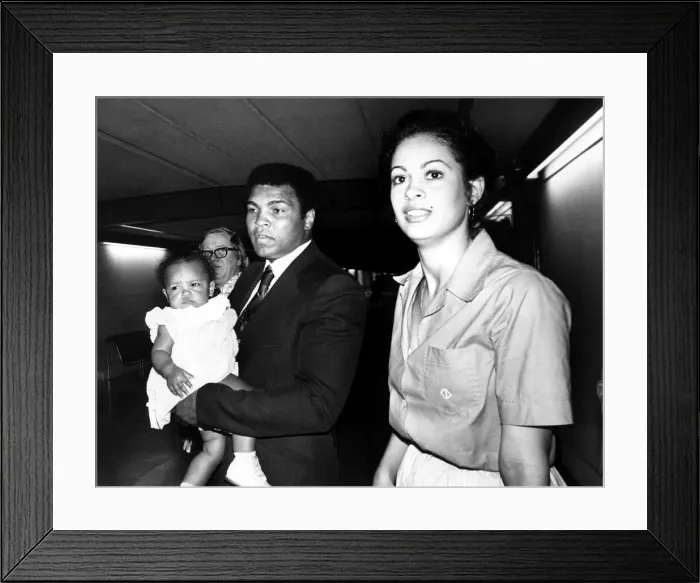 Framed Print : Muhammad Alis visit to the North East of England in July, 1977 Framed Print : Muhammad Alis visit to the North East of England in July, 1977
