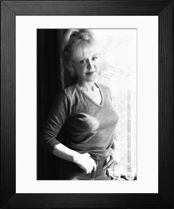 Framed Print : Kathy Kirby seen here at home 1st October 1980 Framed Print : Kathy Kirby seen here at home 1st October 1980