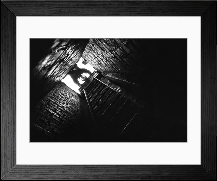 Framed Print : Edward Farmer and his gang seen here going underground cleaning scraps of paper