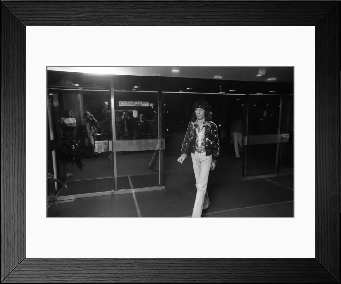 Framed Print : Bill Wyman of the Rolling Stones arriving at the Odeon New Street Framed Print : Bill Wyman of the Rolling Stones arriving at the Odeon New Street