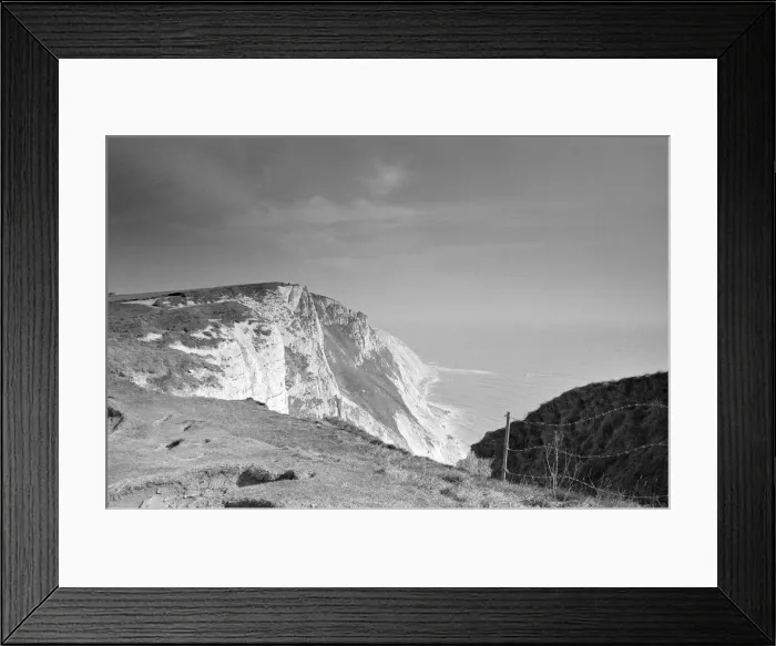 Framed Print : Beachy Head, East Sussex, 28th February 1986