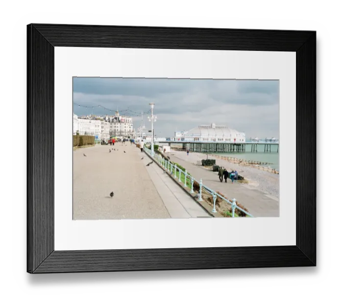 Framed Print : Eastbourne, East Sussex, 25th February 1993 Framed Print : Eastbourne, East Sussex, 25th February 1993