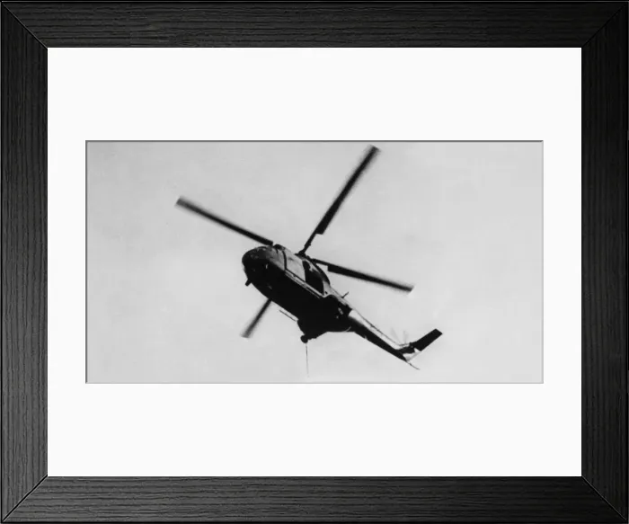 Framed Print : A RAF Westland Puma helicopter, flown by Flt-Lieut. George Blackie Framed Print : A RAF Westland Puma helicopter, flown by Flt-Lieut. George Blackie