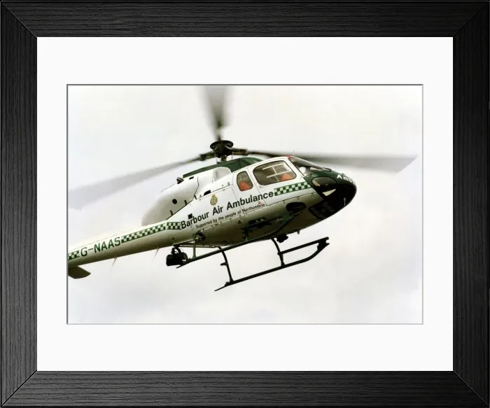 Framed Print : The Eurocopter AS350 Squirrel helicopter used by Northumbria Air Ambulance Framed Print : The Eurocopter AS350 Squirrel helicopter used by Northumbria Air Ambulance