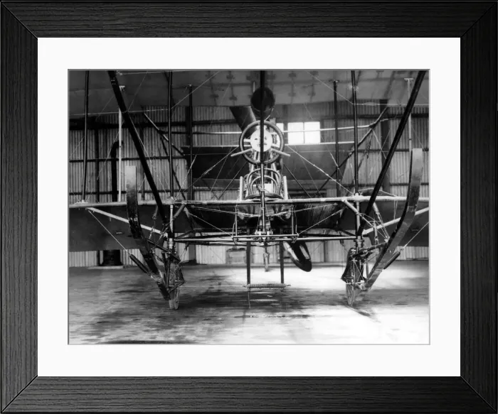 Framed Print : Mr Arthur Georges homemade biplane, the first to fly on Tyneside Framed Print : Mr Arthur Georges homemade biplane, the first to fly on Tyneside