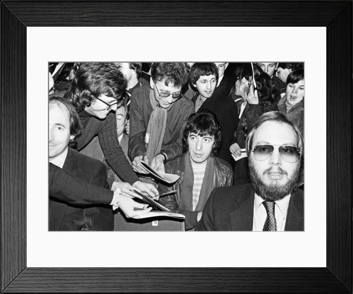 Framed Print : Sothebys auction of Beatles and Rock and Roll memorabilia held in London was well