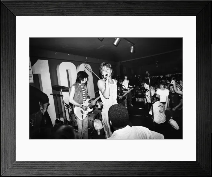 Framed Print : Rolling Stones performing at the 100 club in Oxford Street, London, England Framed Print : Rolling Stones performing at the 100 club in Oxford Street, London, England