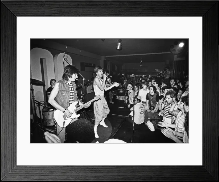 Framed Print : Rolling Stones Concert at the 100 club. 1st June 1982 Framed Print : Rolling Stones Concert at the 100 club. 1st June 1982