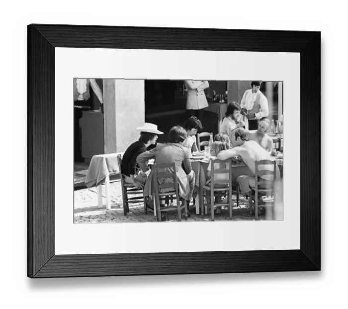 Framed Print : Scenes from Mick Jaggers wedding to Bianca in Saint-Tropez, France Framed Print : Scenes from Mick Jaggers wedding to Bianca in Saint-Tropez, France