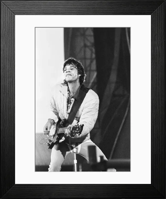 Framed Print : Rolling Stones in concert at St James Park Newcastle. 23rd June 1982 Framed Print : Rolling Stones in concert at St James Park Newcastle. 23rd June 1982