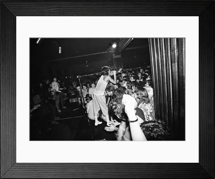 Framed Print : Rolling Stones Concert at the 100 club. 1st June 1982 Framed Print : Rolling Stones Concert at the 100 club. 1st June 1982