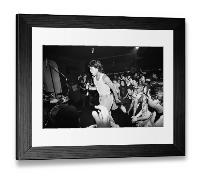 Framed Print : Rolling Stones performing at the 100 club in Oxford Street, London, England