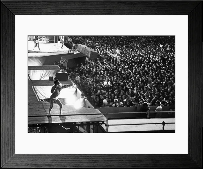 Framed Print : Rolling Stones in concert at St James Park, Newcastle. (Picture Framed Print : Rolling Stones in concert at St James Park, Newcastle. (Picture