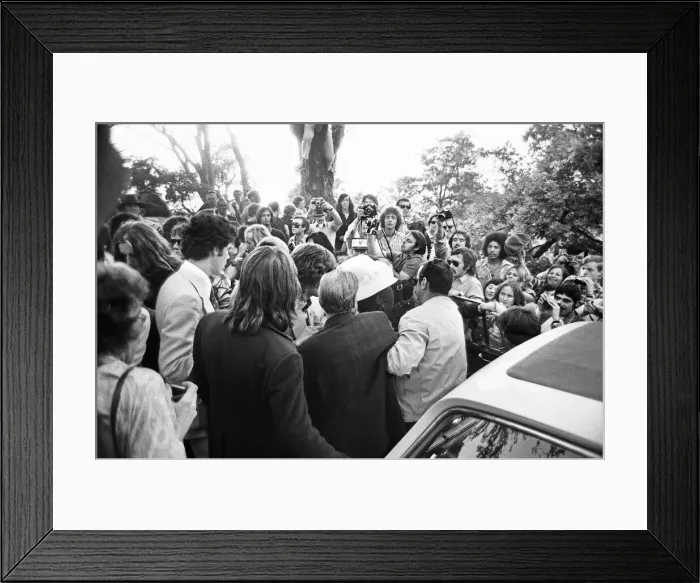 Framed Print : Scenes from Mick Jaggers wedding to Bianca in Saint-Tropez, France Framed Print : Scenes from Mick Jaggers wedding to Bianca in Saint-Tropez, France