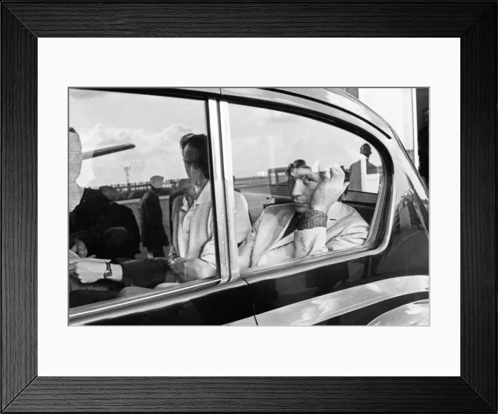 Framed Print : Rolling Stones arriving at Manchester Airport for concert at the Belle Vue theatre Framed Print : Rolling Stones arriving at Manchester Airport for concert at the Belle Vue theatre