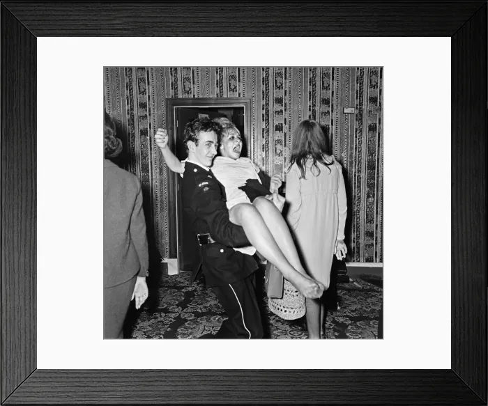 Framed Print : Rolling Stones in concert at the Belle Vue theatre, Manchester Framed Print : Rolling Stones in concert at the Belle Vue theatre, Manchester