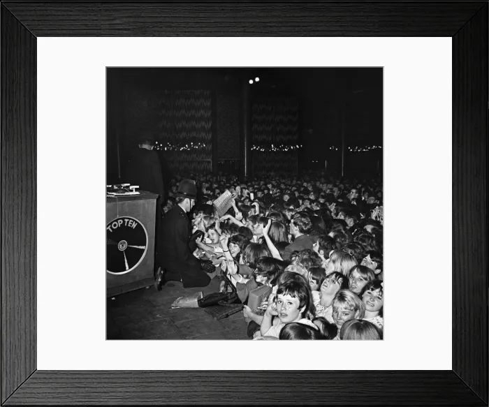 Framed Print : Rolling Stones performing in concert at the Belle Vue theatre, Manchester