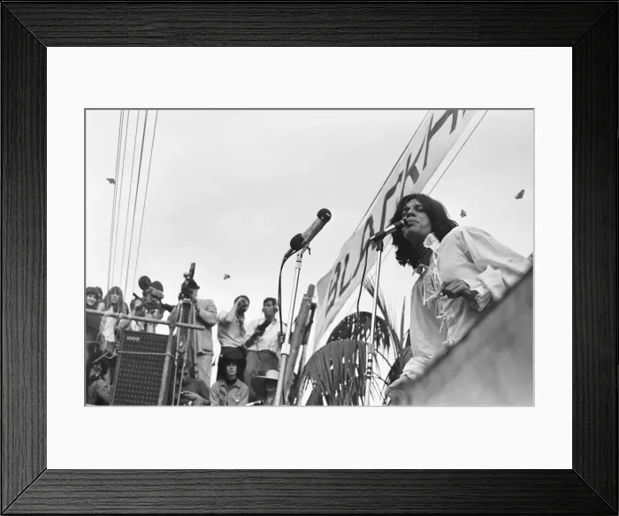 Framed Print : Rolling Stones Hyde Park concert 5th July 1969 Framed Print : Rolling Stones Hyde Park concert 5th July 1969
