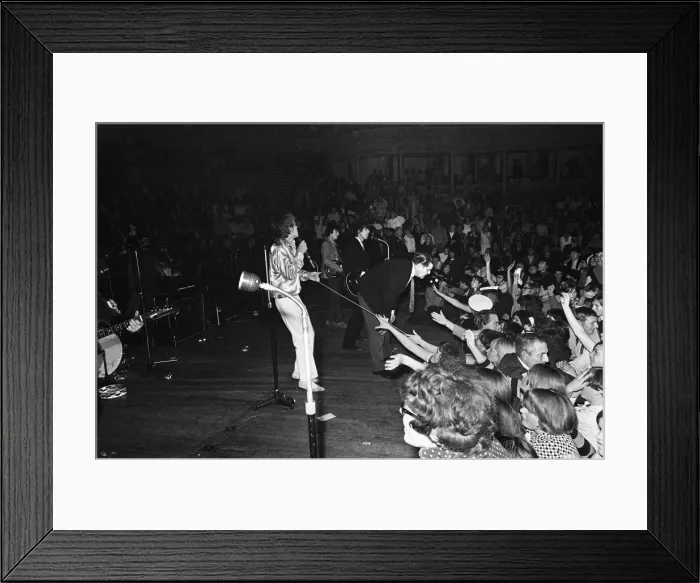 Framed Print : Rolling Stones kick off their UK tour with a concert at the Royal Albert Hall