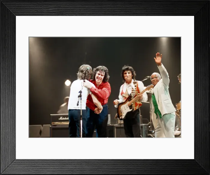 Framed Print : As part of Englands National Music Day, Mick Jagger performs at the Celebration of Framed Print : As part of Englands National Music Day, Mick Jagger performs at the Celebration of