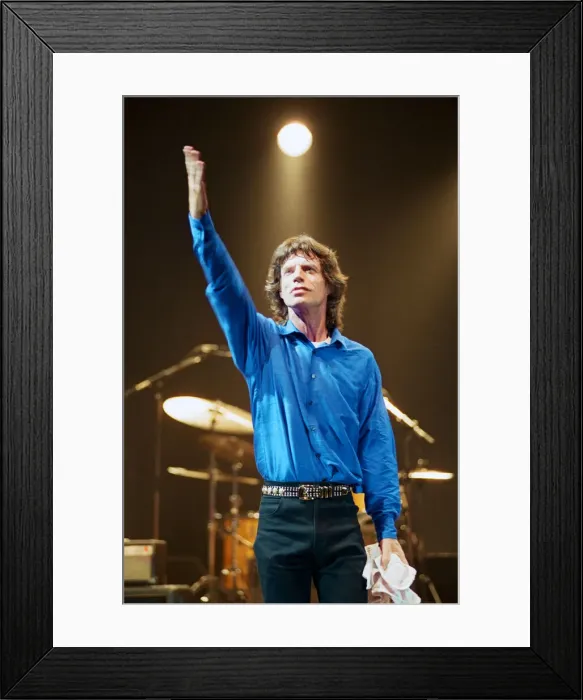 Framed Print : As part of Englands National Music Day, Mick Jagger performs at the Celebration of Framed Print : As part of Englands National Music Day, Mick Jagger performs at the Celebration of