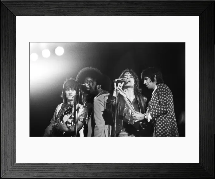 Framed Print : Rolling Stones in concert at Knebworth House, Hertfordshire. 22nd August 1976 Framed Print : Rolling Stones in concert at Knebworth House, Hertfordshire. 22nd August 1976
