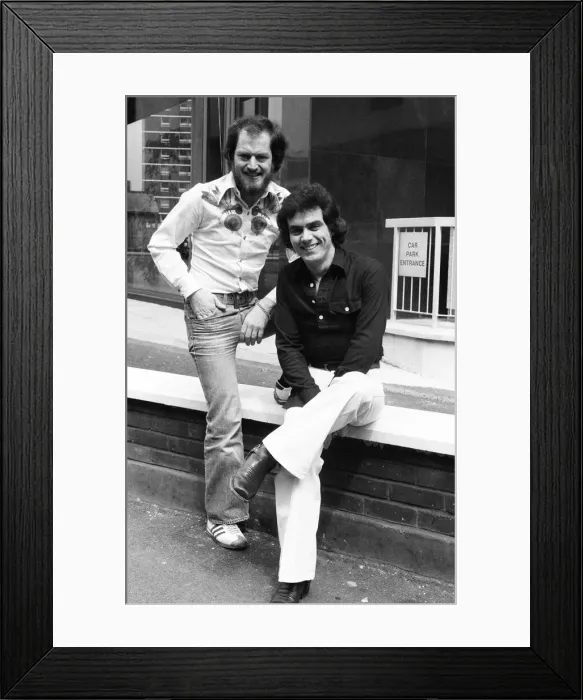 Framed Print : Benny Gallagher & Graham Lyle, of music group Gallagher & Lyle Framed Print : Benny Gallagher & Graham Lyle, of music group Gallagher & Lyle