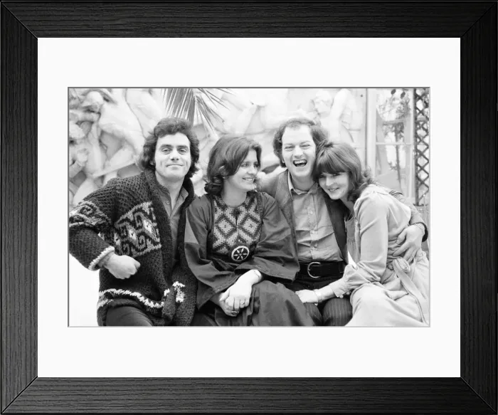 Framed Print : Benny Gallagher & Graham Lyle, of music group Gallagher & Lyle