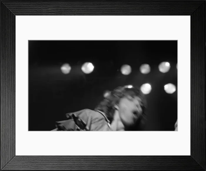 Framed Print : Mick Jagger performing on stage during a Rolling Stones concert at at New Bingley Hall Framed Print : Mick Jagger performing on stage during a Rolling Stones concert at at New Bingley Hall