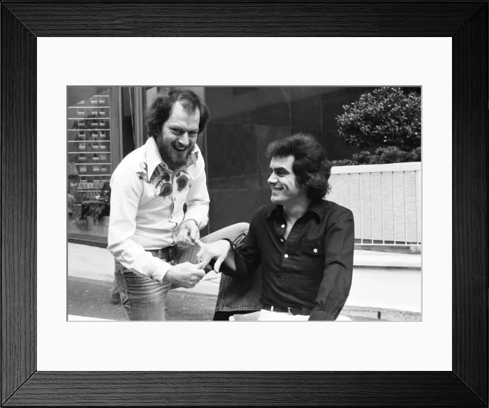 Framed Print : Benny Gallagher & Graham Lyle, of music group Gallagher & Lyle Framed Print : Benny Gallagher & Graham Lyle, of music group Gallagher & Lyle