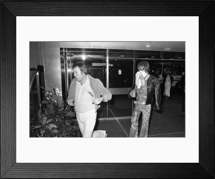 Framed Print : Mick Jagger of the Rolling Stones arriving at the Odeon New Street Framed Print : Mick Jagger of the Rolling Stones arriving at the Odeon New Street