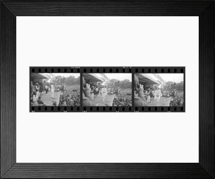Framed Print : Rolling Stones on stage in concert at Hyde Park 5th July 1969 Framed Print : Rolling Stones on stage in concert at Hyde Park 5th July 1969