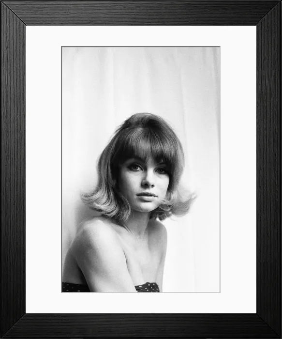 Framed Print : Jean Shrimpton, model, 28th March 1963