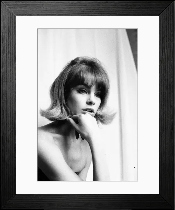 Framed Print : Jean Shrimpton, model, 28th March 1963