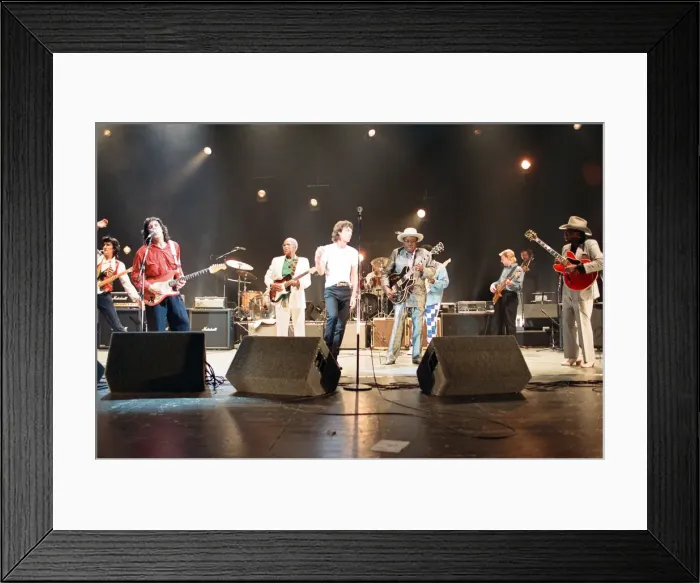 Framed Print : As part of Englands National Music Day, Mick Jagger performs at the Celebration of Framed Print : As part of Englands National Music Day, Mick Jagger performs at the Celebration of