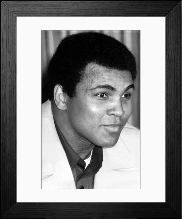 Framed Print : Muhammad Ali, the World Heavyweight Boxing Champion, known as The Greatest Framed Print : Muhammad Ali, the World Heavyweight Boxing Champion, known as The Greatest