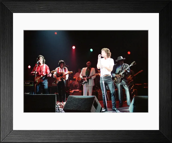 Framed Print : As part of Englands National Music Day, Mick Jagger performs at the Celebration of Framed Print : As part of Englands National Music Day, Mick Jagger performs at the Celebration of