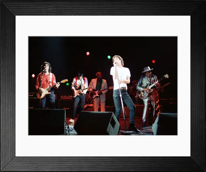 Framed Print : As part of Englands National Music Day, Mick Jagger performs at the Celebration of Framed Print : As part of Englands National Music Day, Mick Jagger performs at the Celebration of