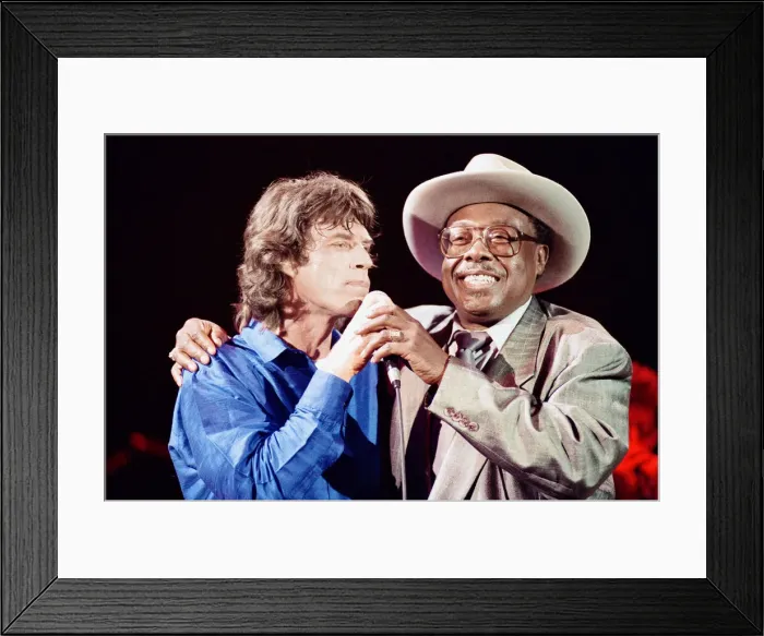 Framed Print : As part of Englands National Music Day, Mick Jagger performs at the Celebration of