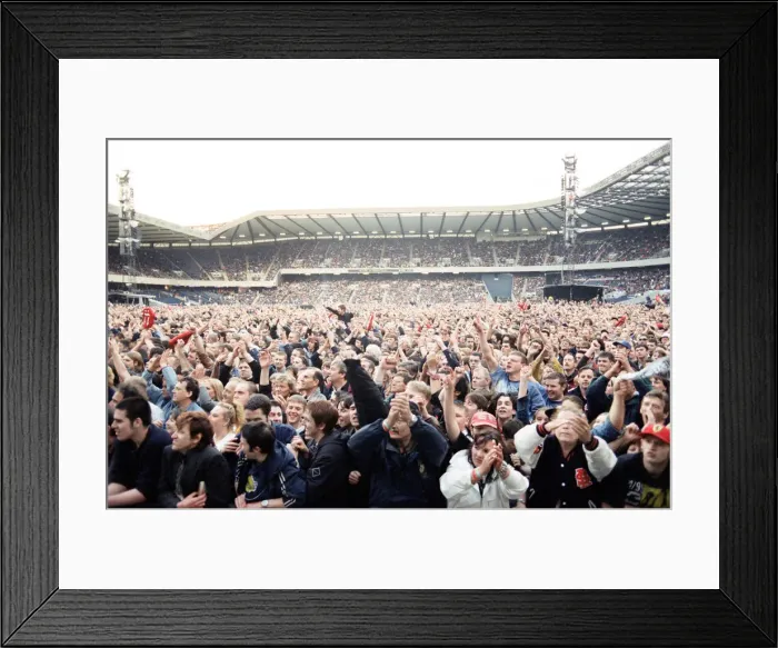 Framed Print : Rolling Stones gig at Murrayfield, Edinburgh. (Picture Framed Print : Rolling Stones gig at Murrayfield, Edinburgh. (Picture