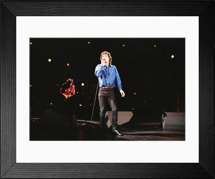 Framed Print : As part of Englands National Music Day, Mick Jagger performs at the Celebration of Framed Print : As part of Englands National Music Day, Mick Jagger performs at the Celebration of