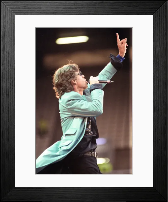 Framed Print : Rolling Stones performing at Murrayfield, Edinburgh. (Picture