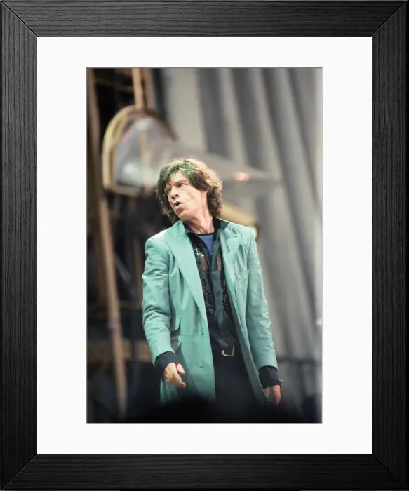 Framed Print : Rolling Stones performing at Murrayfield, Edinburgh. (Picture Framed Print : Rolling Stones performing at Murrayfield, Edinburgh. (Picture