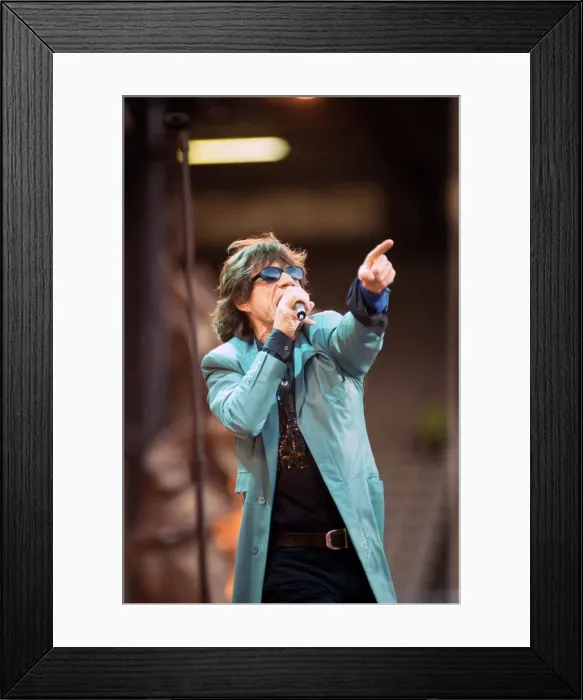 Framed Print : Rolling Stones gig at Murrayfield, Edinburgh. June 1999
